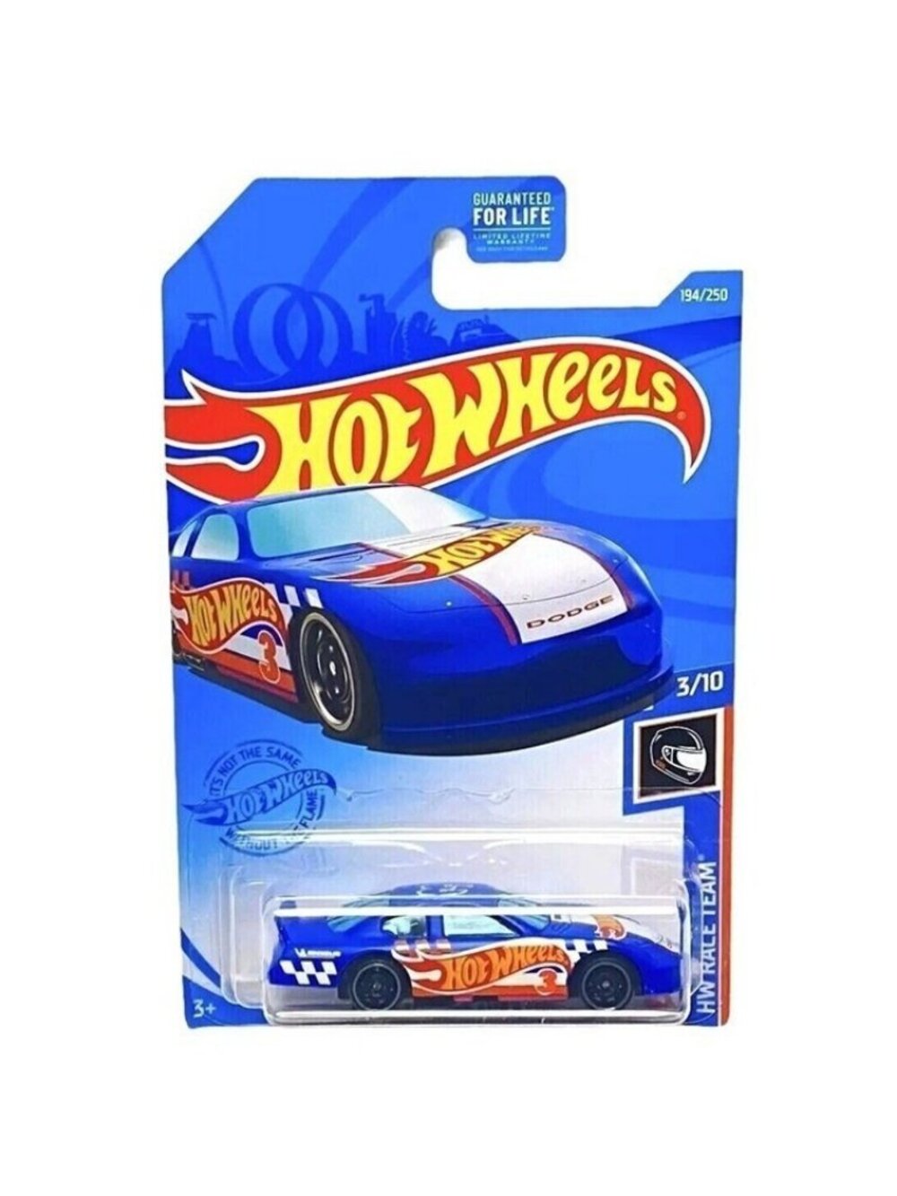 Vintage Die Cast Hot Wheels 2020 Dodge Charger Stock Car 3/10 Blue 194/250 HW